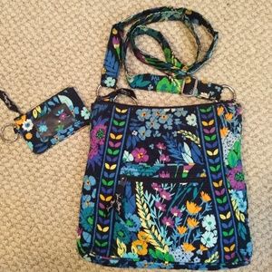 Vera Bradley cross body and ID key pouch